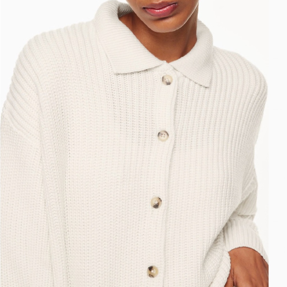 Wilfred Claudette Cardigan in Light Birch
